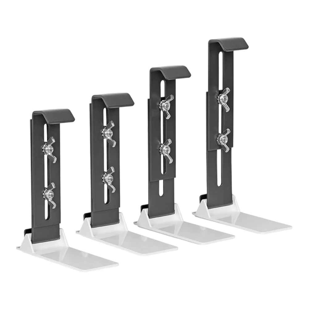 

4Pcs Adjustable Window Sill Flower Box Brackets for Secure Balcony Flower Pot Fixing Rack with Stainless Steel Construction