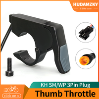 Ebike Thumb Throttle Quick Disassembly fit Left/Right Hand Finger Throttle for 24V/36V/48V Electric Bicycle Accessor