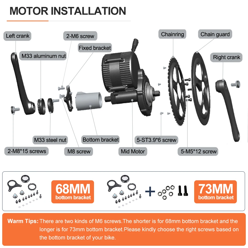 BAFANG 1000W BBSHD Mittelmotor-Kit – Detail 16