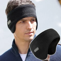 Orejeras deportivas cálidas para hombres y mujeres, orejeras Unisex, esquí al aire libre, correr, montar, doble capa, a prueba de viento, calentador de oídos, 2 colores, moda de invierno