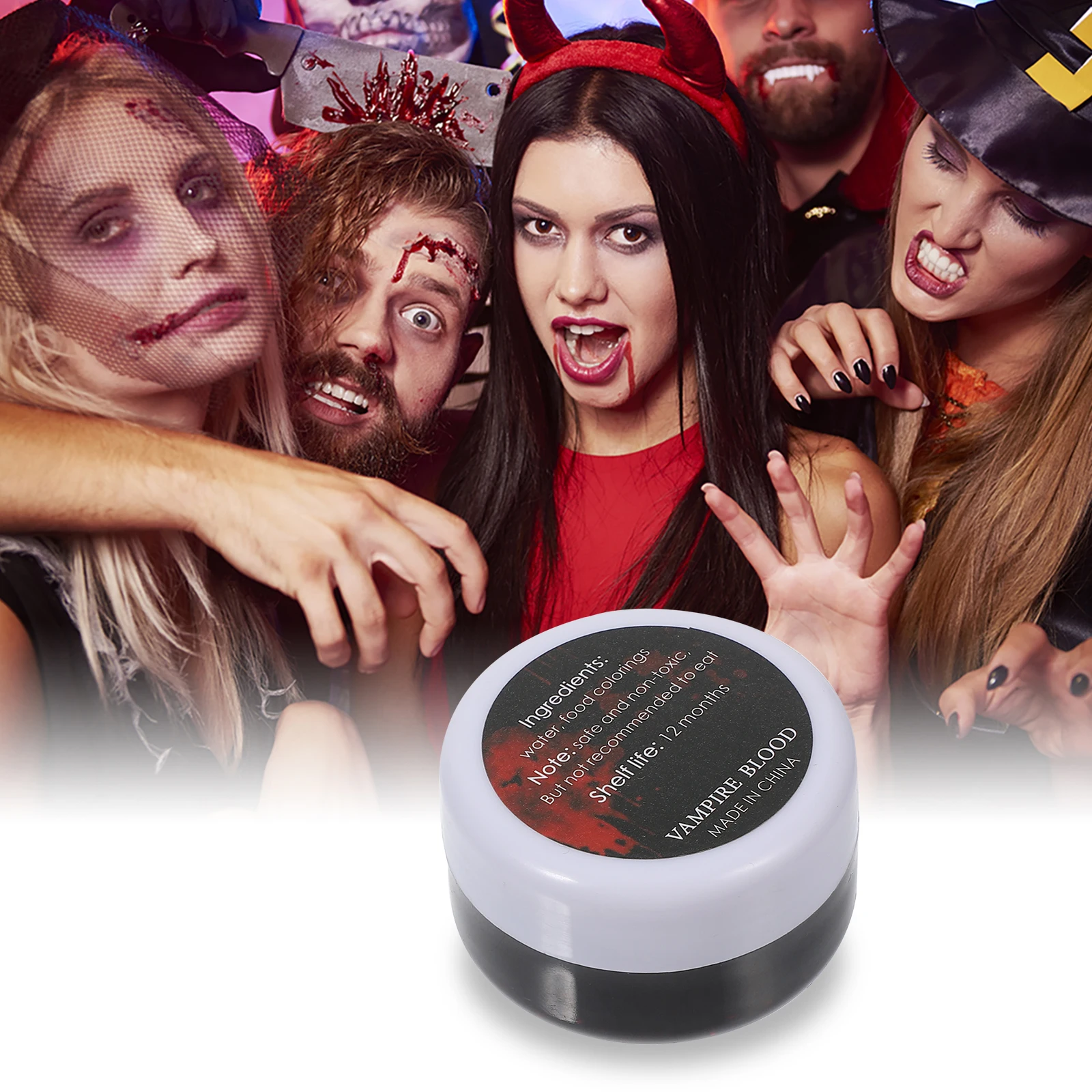 

1 set Makeup Wax Set Special Effects Cream Palette Fake Scab Blood Face Body Paint Realistic Wound Scar Halloween Party Supplies