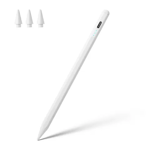Apple Pencil용 스타일러스 펜 1 2 iPad 10th 9th 8th 7th 6th Air 5th 4th 3rd Generation Pro 12.9 11인치 Mini 6 5 Palm Rejection