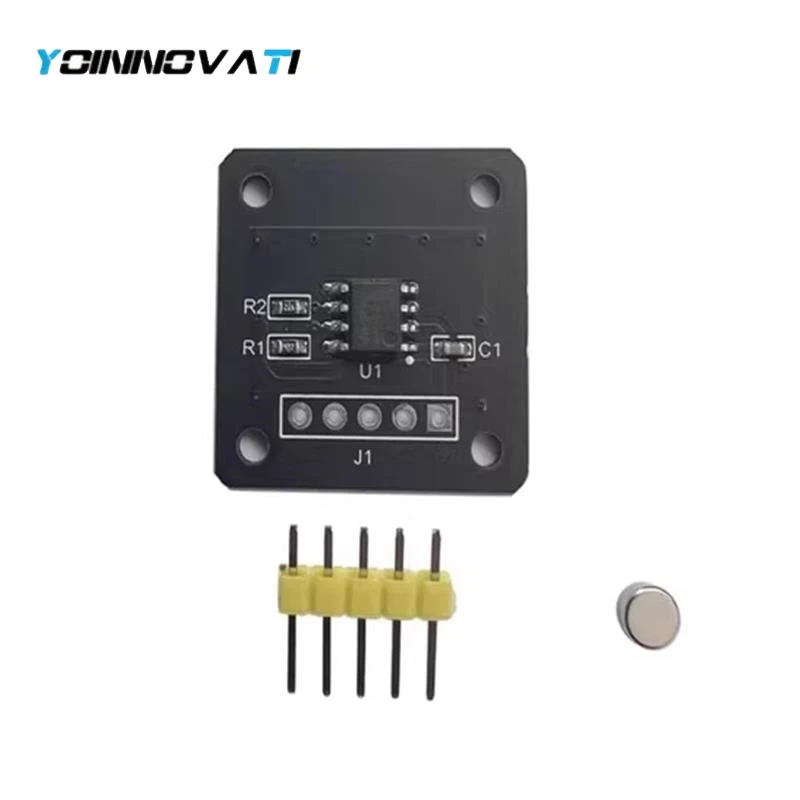 1-10Pcs MT6701 magnetic encoder magnetic induction angle measurement sensor module 14bit high precision instead of AS5600 1