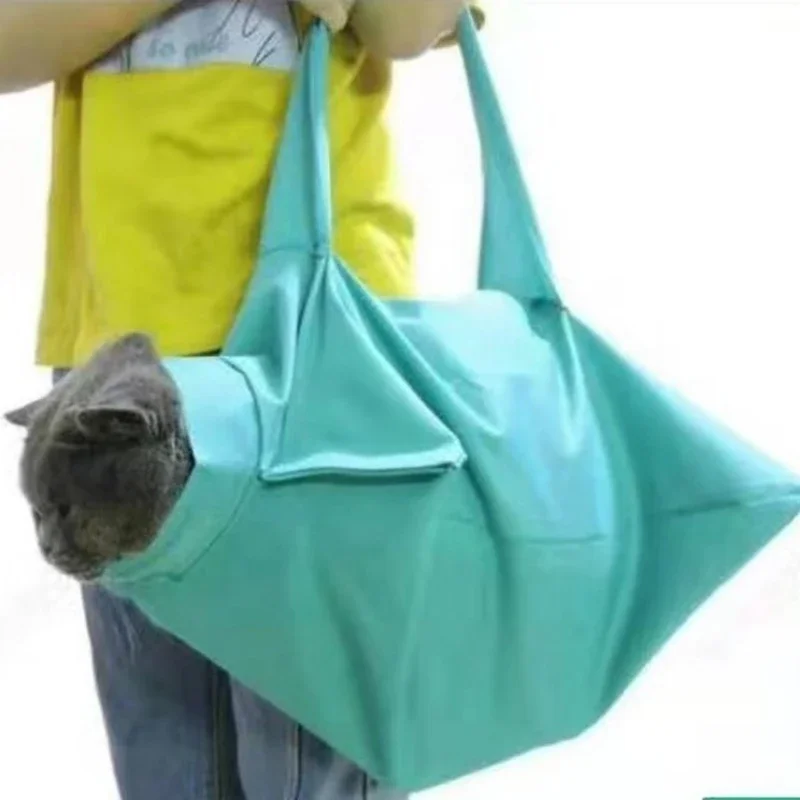 

Pet shoulder bag portable cat bag breathable cat handbag cat supplies nylon cloth hand bag