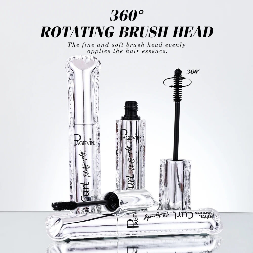 MLSMILE Mascara Cream, Persistent Bending, Silver Leather Packaging, Waterproof, Quick - Drying And Odor - Free, 2025 New