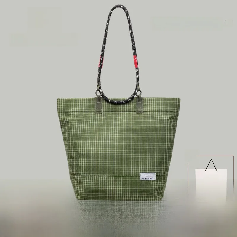 

UR Outdoor Oxford Nylon Canvas Climbing Bucket Bag Single Shoulder Casual Tote Bag Women's Leisure Underarm Water Bucket Bag