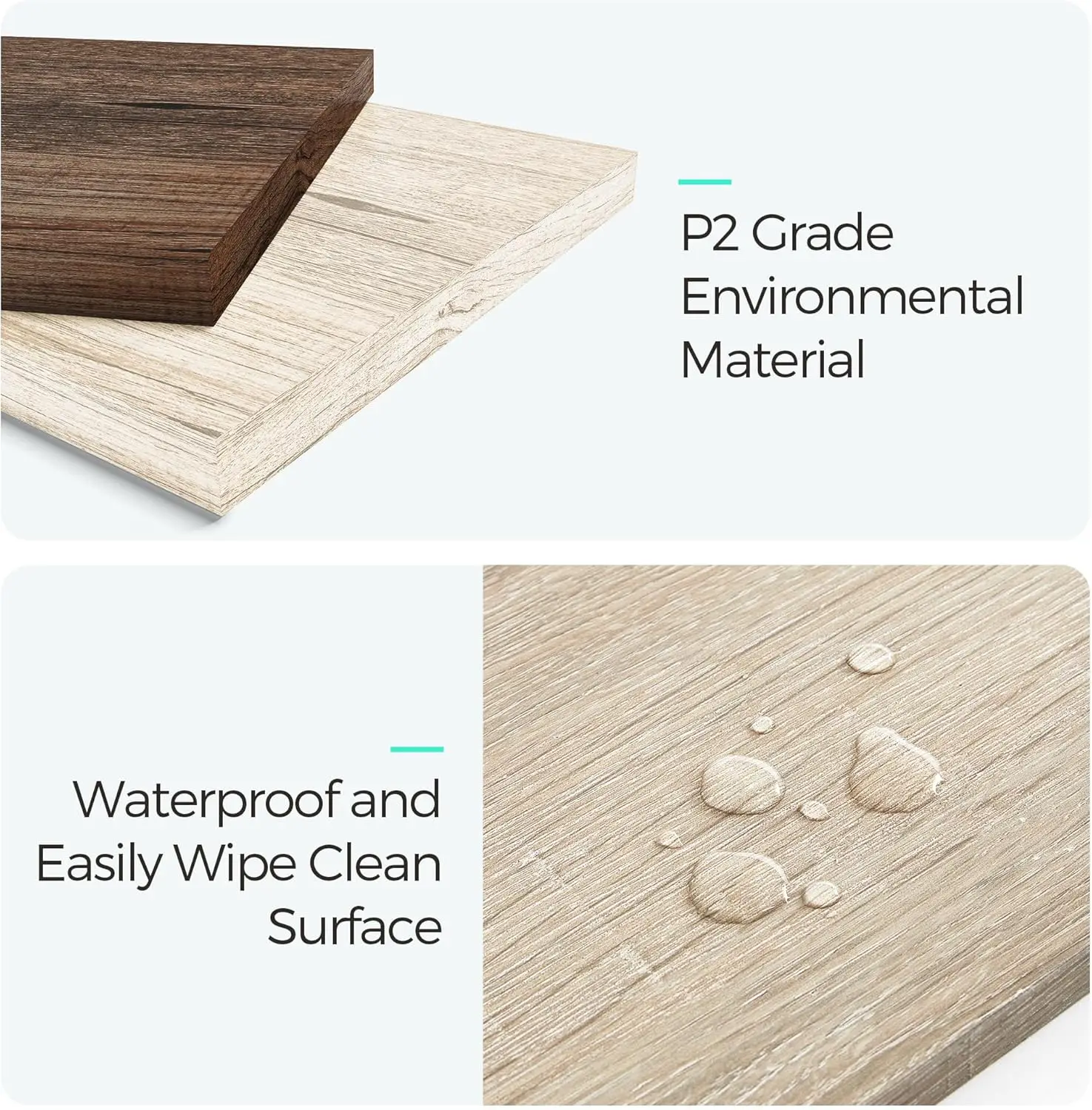 طاولة قهوة المزرعة مع مساحة تخزين، طاولة قهوة خشبية لغرفة المعيشة، منطقة عرض مفتوحة وأدراج تخزين بمقابض معدنية #6