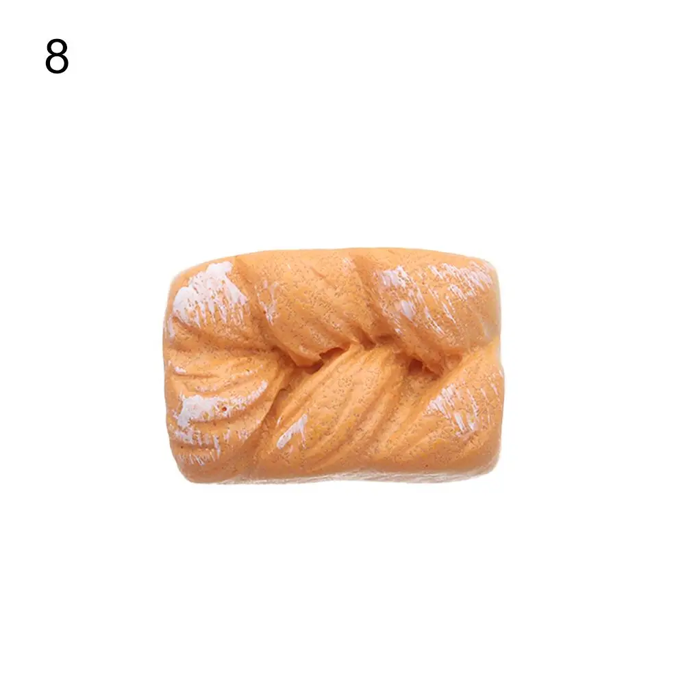 DIY Jewelry Making Accessories Model Dollhouse Miniature Simulation Food Mini Bread Breakfast Food Play