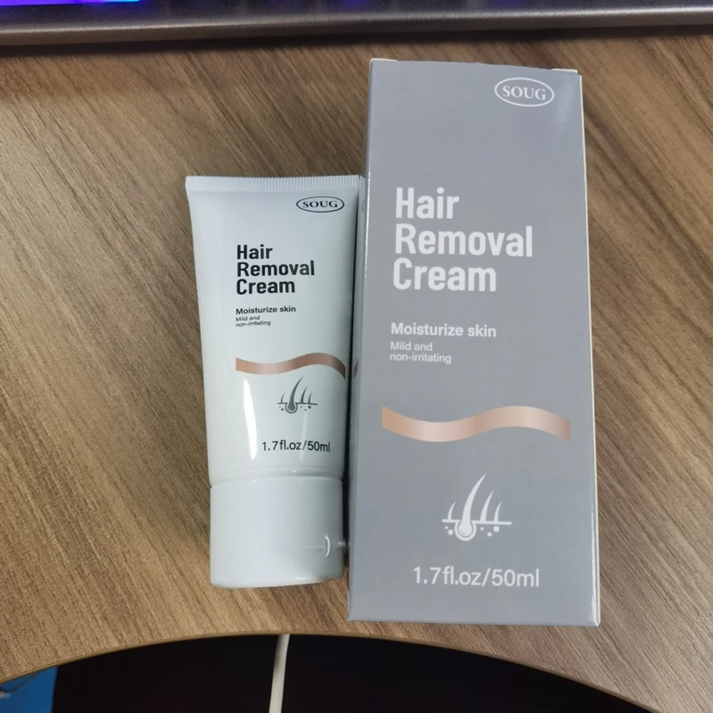

50ml Hair Removal Cream for Smooth Skin Arm Armpit Legs Depilatory Suitable for Men Women Beauty Body Cream