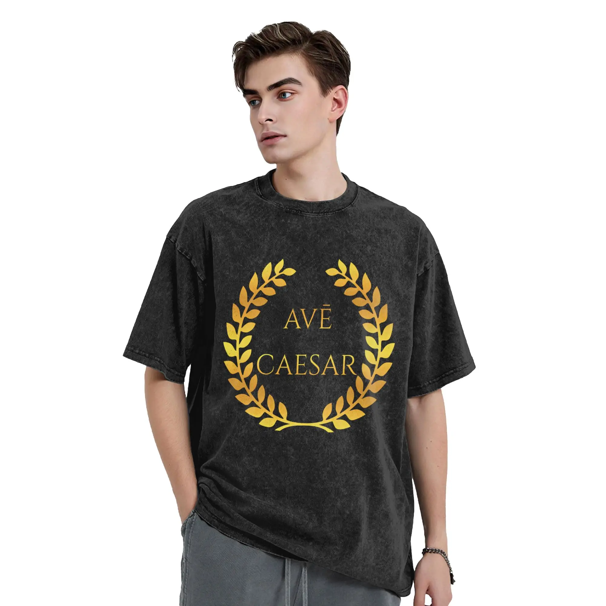 Ave Caesar T-Shirt  Fashion T-Shirts Short Sleeve Y2K Basic Tops Summer Cotton O-Neck Oversized Clothing