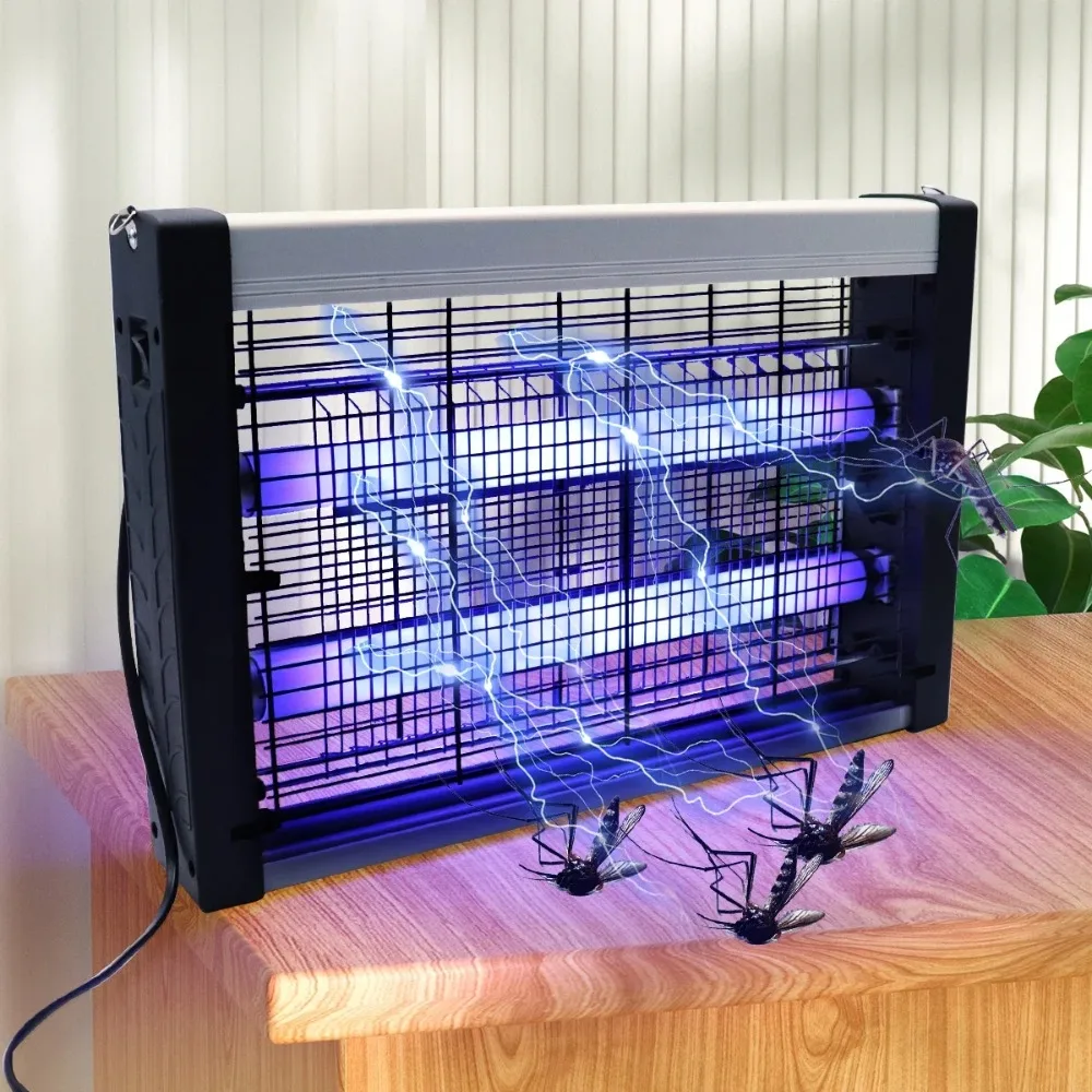 Joyinled Rechargeable Wall-Mounted Mosquito Killer, UV Electric Insect Zapper for Indoor & Outdoor, Noiseless Pest Control Lamp