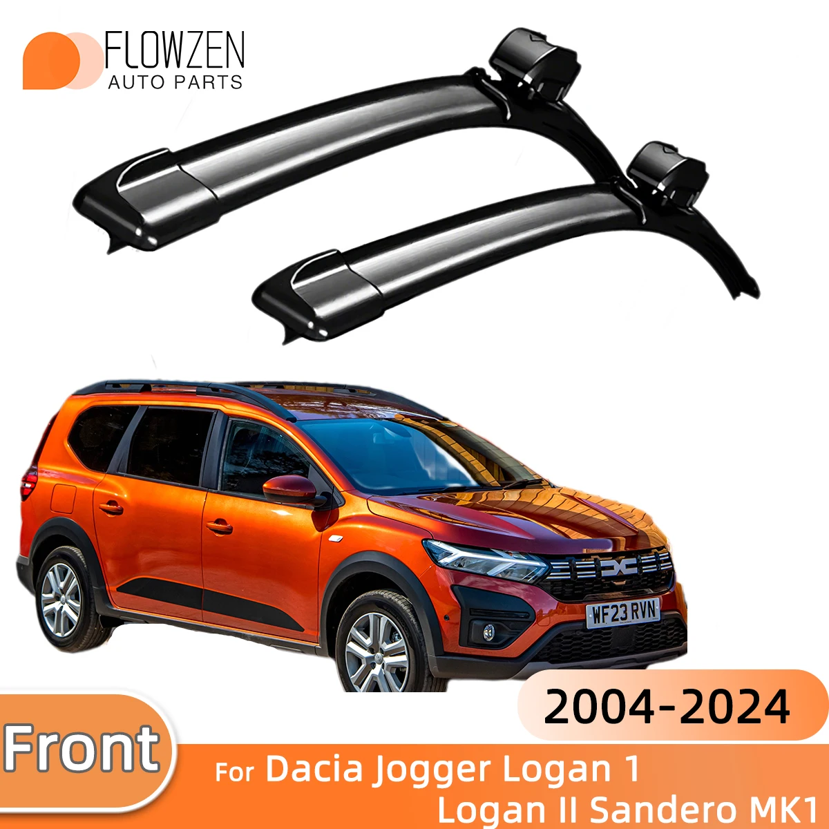 

2/4 шт. щетки стеклоочистителя автомобиля для Dacia Jogger Logan 1 Logan II Sandero MK1 2004-2024, щетки переднего стеклоочистителя, лобовое стекло, окно