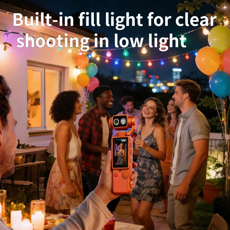 Caméra connectée wi-fi 4k portable pour voyage et vlogging_voghion.com