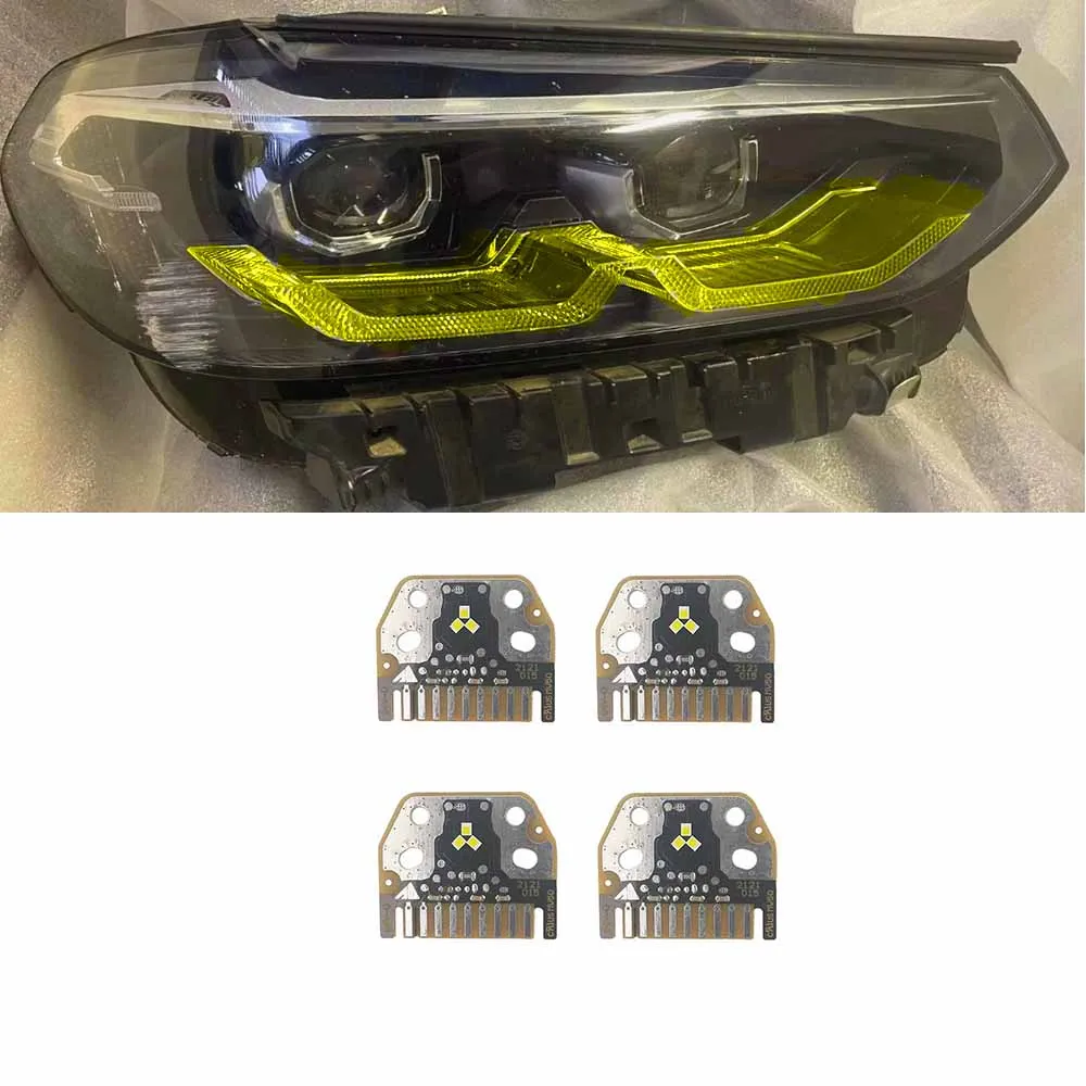 

Yellow Angel Eyes DRL Chips For BMW X3 M F97 G01 LCI 2021-2023 Low Configuration Version LED Headlight Daylight CSL Red Blue