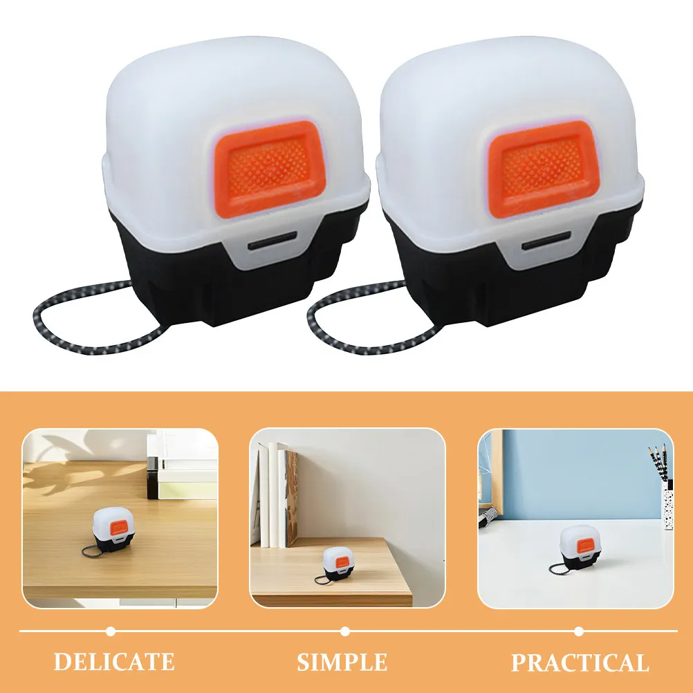 2 Pcs Headlight Carrying Holder Climbing Camping Container Fishing Case Storage Flashlight