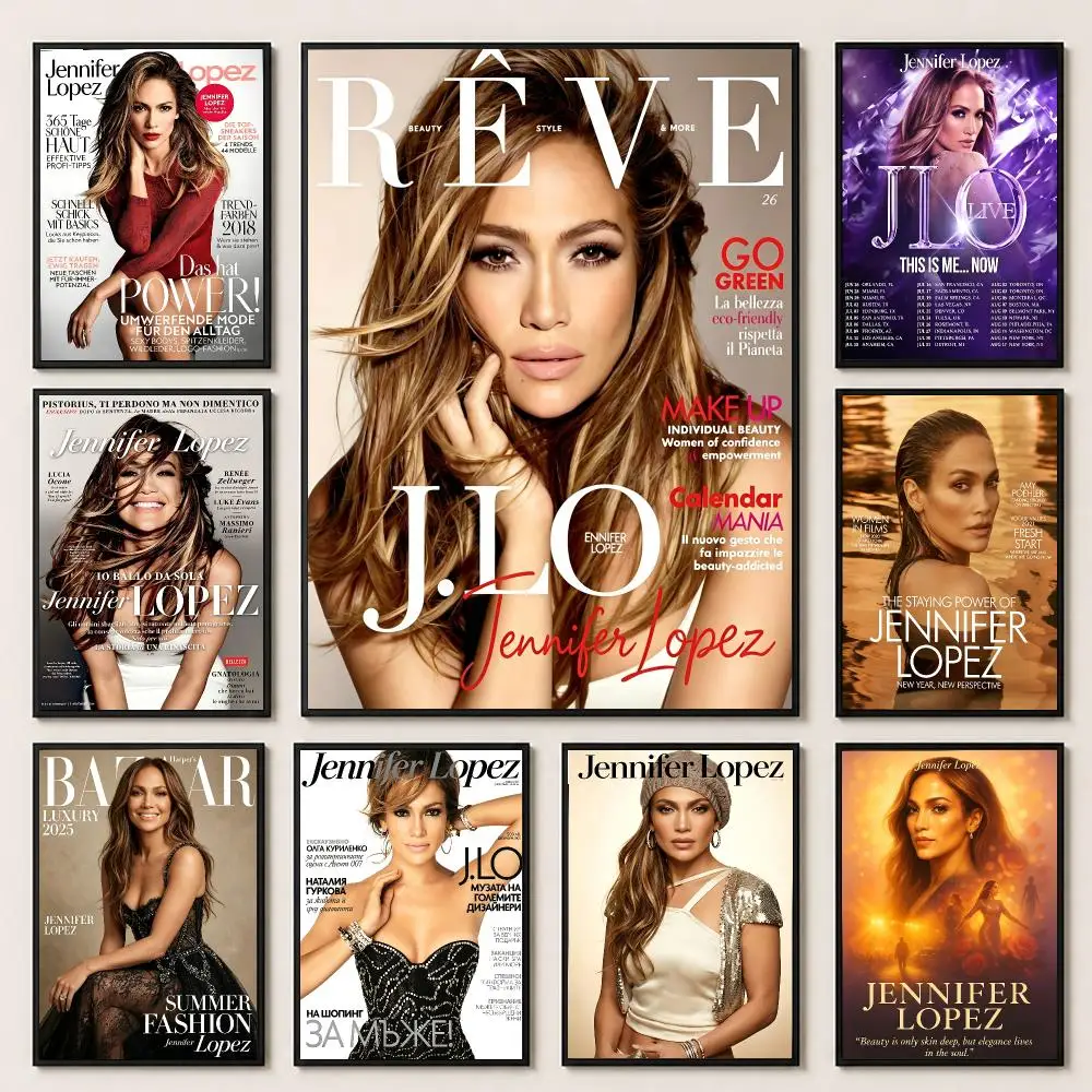 actress Jennifer Lopez Poster HD Poster Warm Home Decoration Suitable for Bedroom and Living Room Gifts Giving