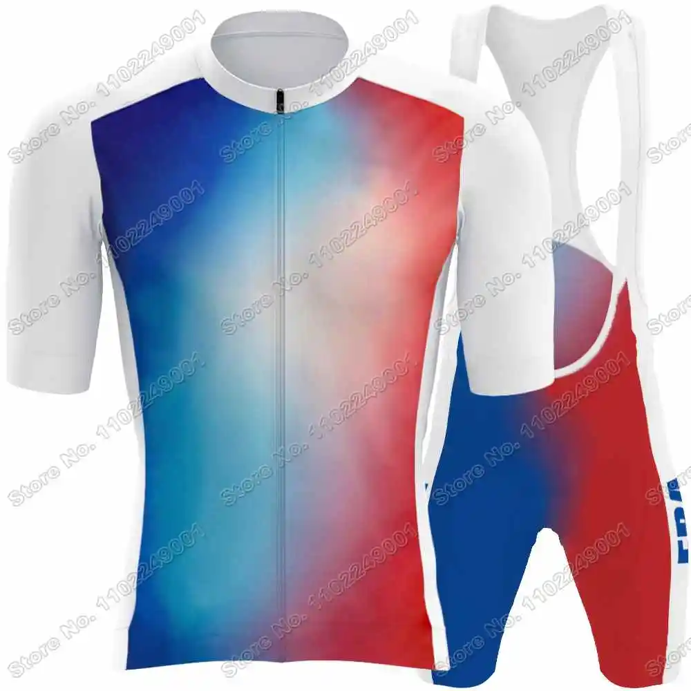 2025 فرنسا الدراجات جيرسي مجموعة الفرنسية المنتخب الوطني الدراجات الملابس جوليان ألفيليب الطريق دراجة قميص دعوى دراجة مريلة السراويل #3