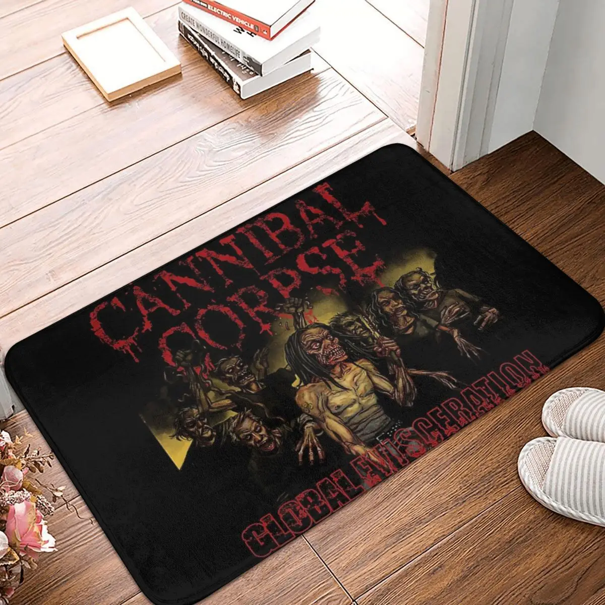 Cannibal Corpse Metal Skateboard Doormat Kitchen Entrance Home Floor Mat Anti-slip Carpet Rug for Bedroom Footpad Mats