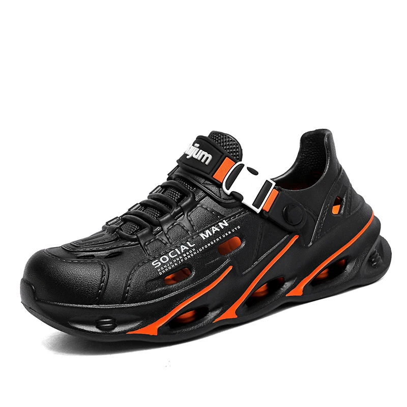 

Men'S Fashion Platform Sandals Summer Thick Sole Soft Eva Clogs Garden Shoes For Women Hollow Out Non Slip Beach Sandals