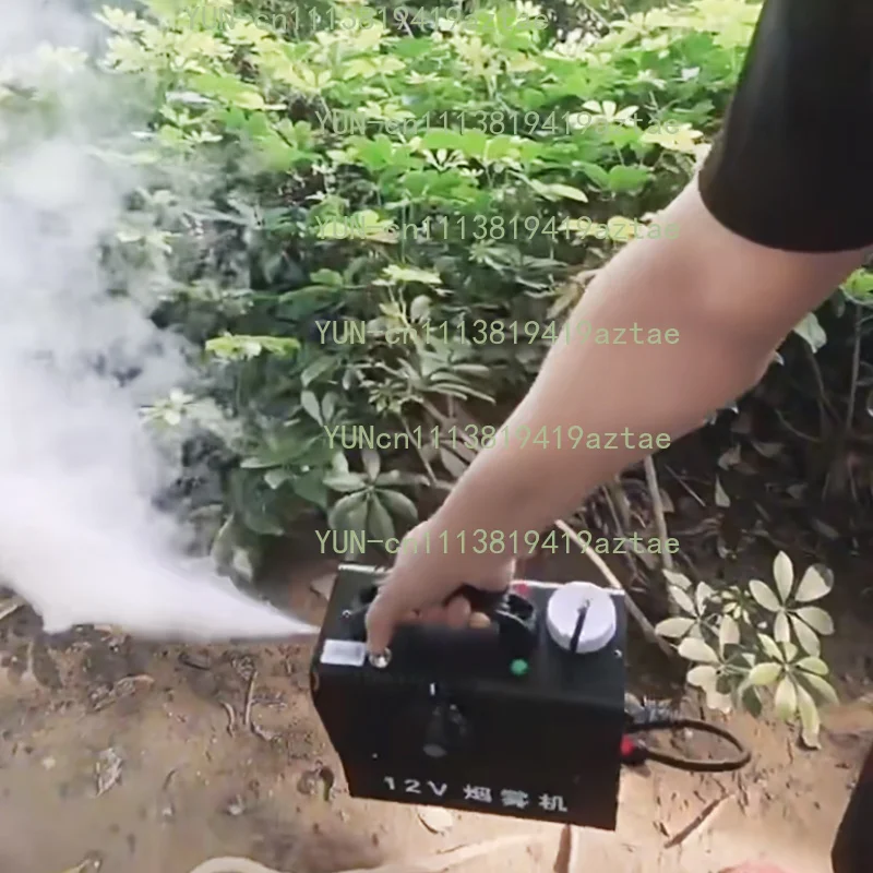 09816 Mobile 12V Outdoor Smoke Machine Integrated Smoke Machine Built-In Battery Car Sprayer Outdoor Camera Smoke Machine