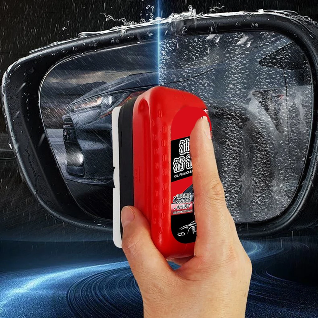 Oil film Cleaning Brush Car Glass Degreaser Front Side Window Coating Hydrophobic Removalbird Droppings Removal Cleaning Tool