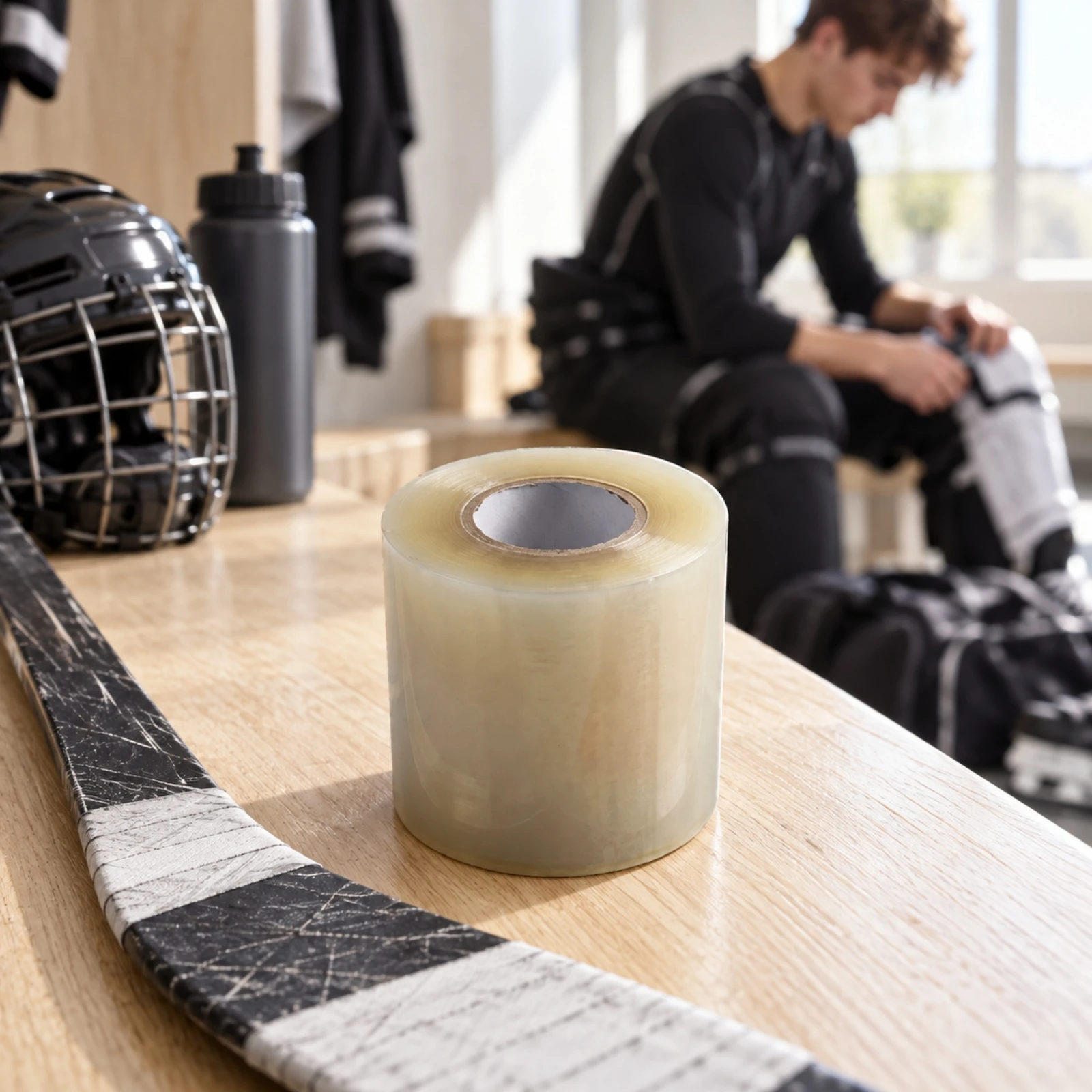 Transparent PVC Adhesive Tape Wear Resistant Sports Mat Tape PVC Surface Guard Clear Long-Lasting for Stretching Studios