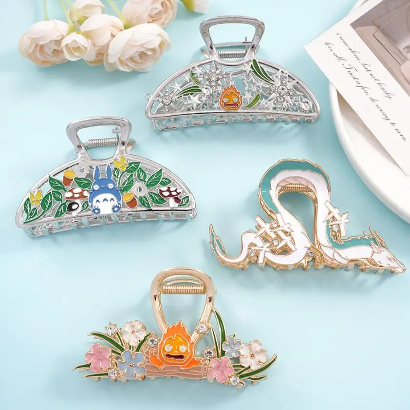 1Pcs  Cute Creative Cartoon Hair Claw Boat Dragon Large Hair Claws Japanese Cat Fashion Claw Clip Hair Accessories For Women view 2