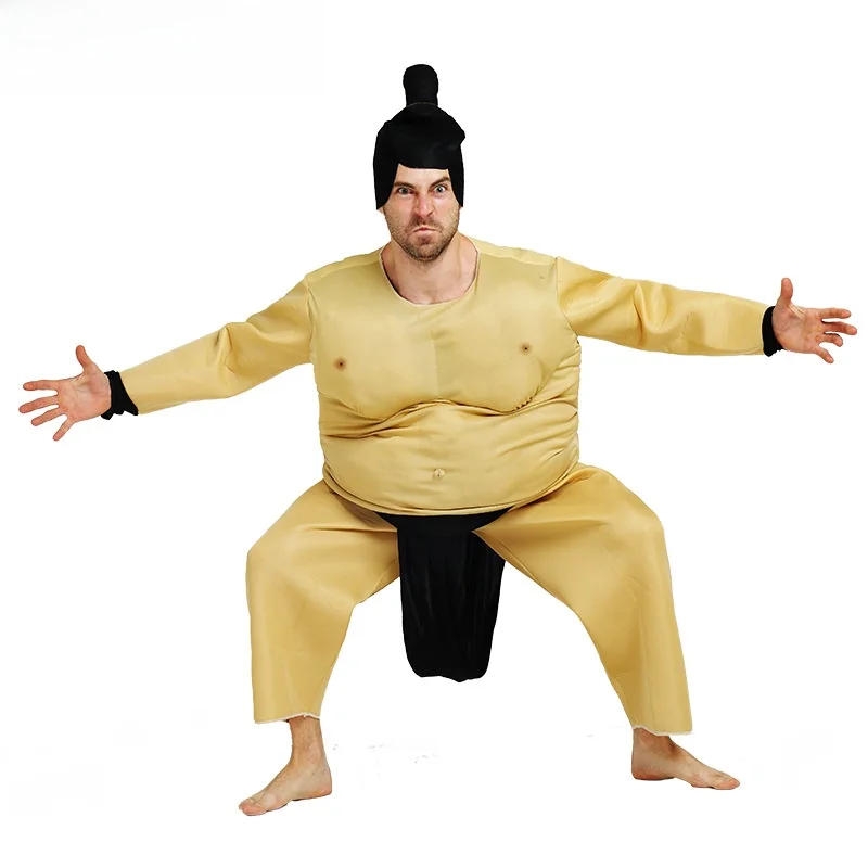 2025 New Thiened Strongman Costume Non-Iatable Sumo Suit Large Size loween Outfit Performance Traditional Chinese Eth...