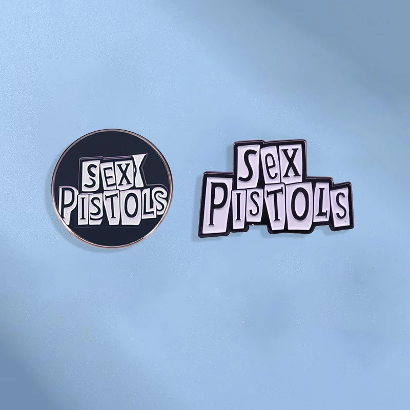 Pop Sex Pistols Band Brooch Rock Band Punk Music Pin Metal Badge Clothes Bag Accessories