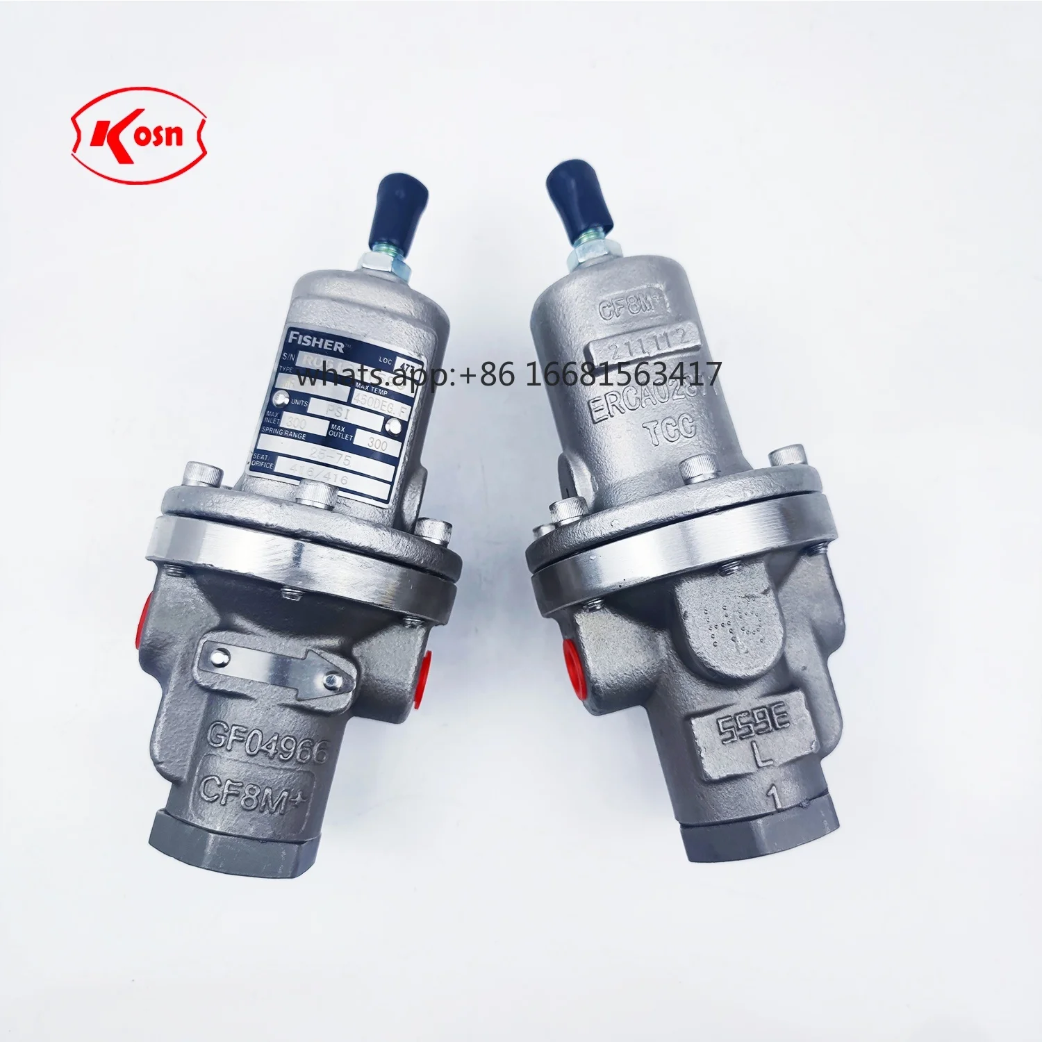 Price Fisher MR95H Pressure Regulator Filter Regulator MR95 Series MR98 Stainless Steel