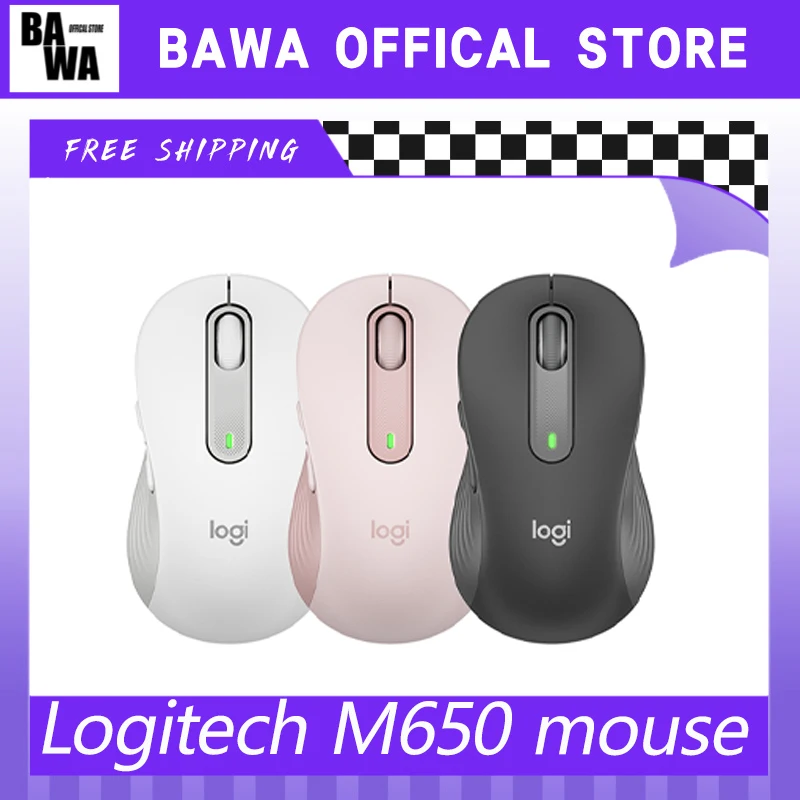 

Logitech M650 M650l Wireless Bluetooth Silent Mouse Office Laptop Sensor Technology Advanced Optical Programmable Buttons Mice