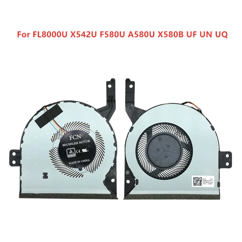 Brand New Laptop CPU GPU Cooling fans For ASUS FL8000U FL8000UN F580U A580U X542U A580B