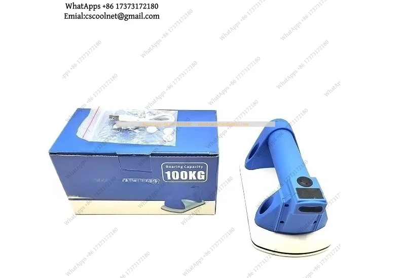 Electric Vacuum Suction Cup Hand Tool Mini Style 93*170mm Automatic Pump Lift 100kg for Glass Brick