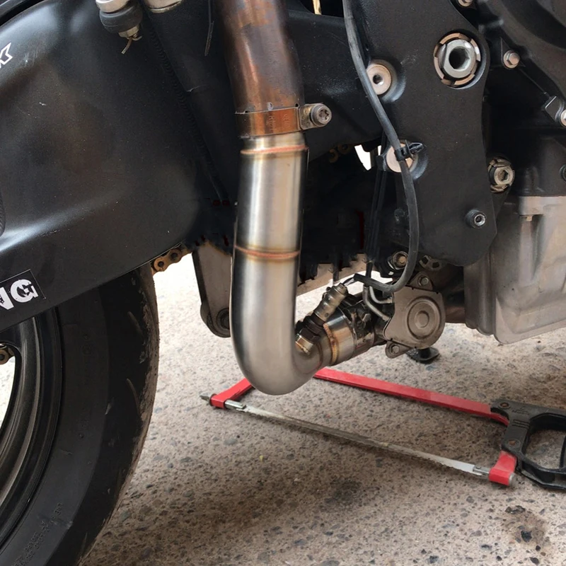 high quality For Honda CBR600RR F5 2005 - 2017 2018 2019 Motorcycle Exhaust System Escape Middle Link Pipe Tube