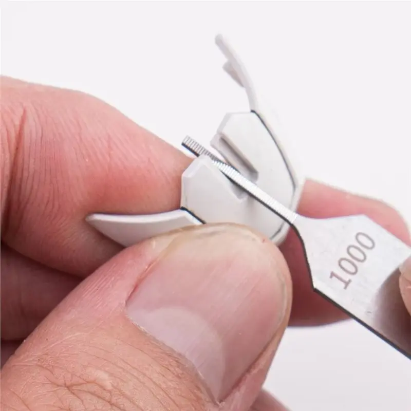 M11K-Double Sided Model Sanding File With Narrow Nose 1Mm Widths For Sanding In Deep Crevices Holes And Narrow Model Parts