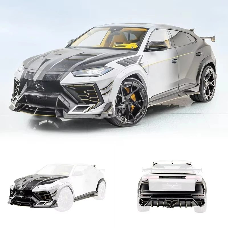 Suitable for Lamborghini URUS Body Kit to MSY Wide Body Front Bumper Rear Diffuser with Carbon Fiber Decoration for Car Body Kit