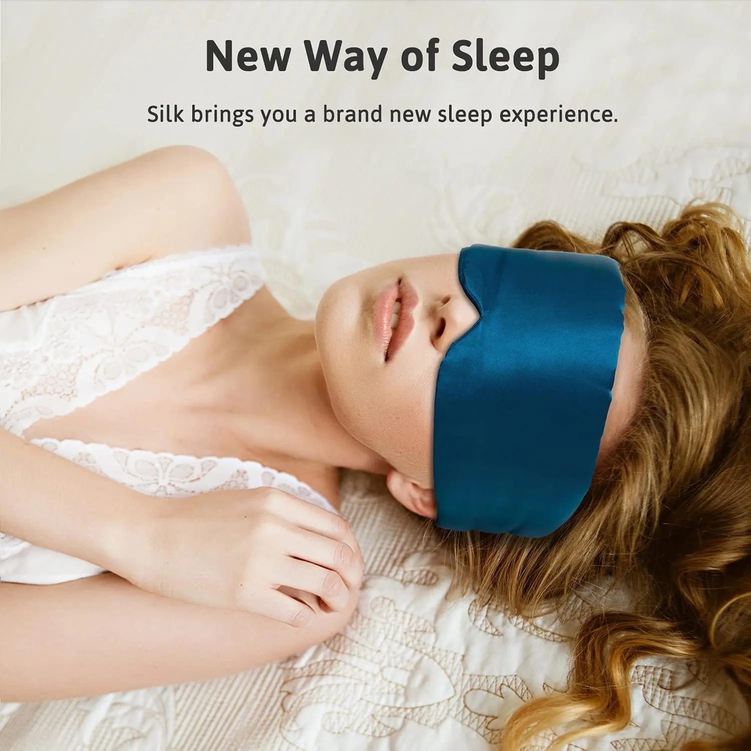 Silk Sleeping Mask Eyepatch Blocking Light Eyemask Eyeshade Soft Padded Slaapmasker Travel Sleeping Aid for Sleep Patch
