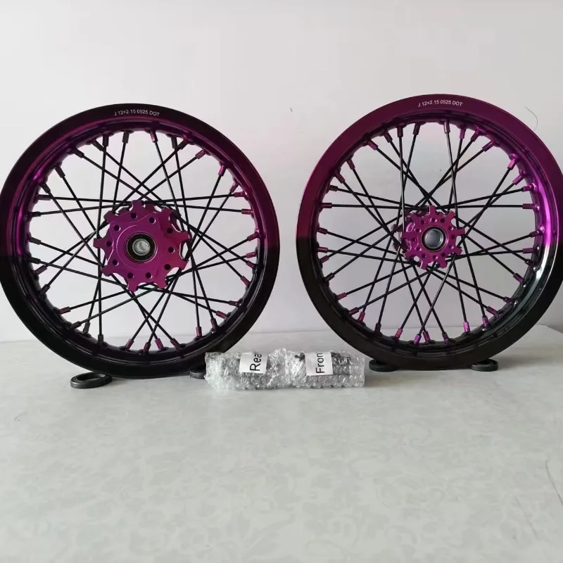 2025 نمط جديد مخصص 21/19/18/17/16/12 بوصة حافة إندورو عجلات الدراجة النارية موتوكروس MX عجلات #5