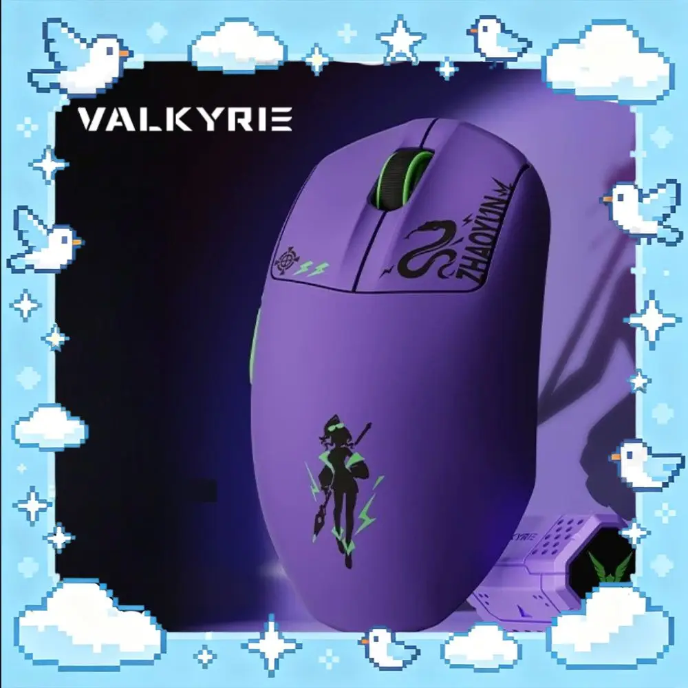 VALKYRIE VK M5 EVO/Super Mouse Wireless Tri Mode 58g Lightweight Ergonomics 8k Low Latency Gaming Mouse Computer Peripherals