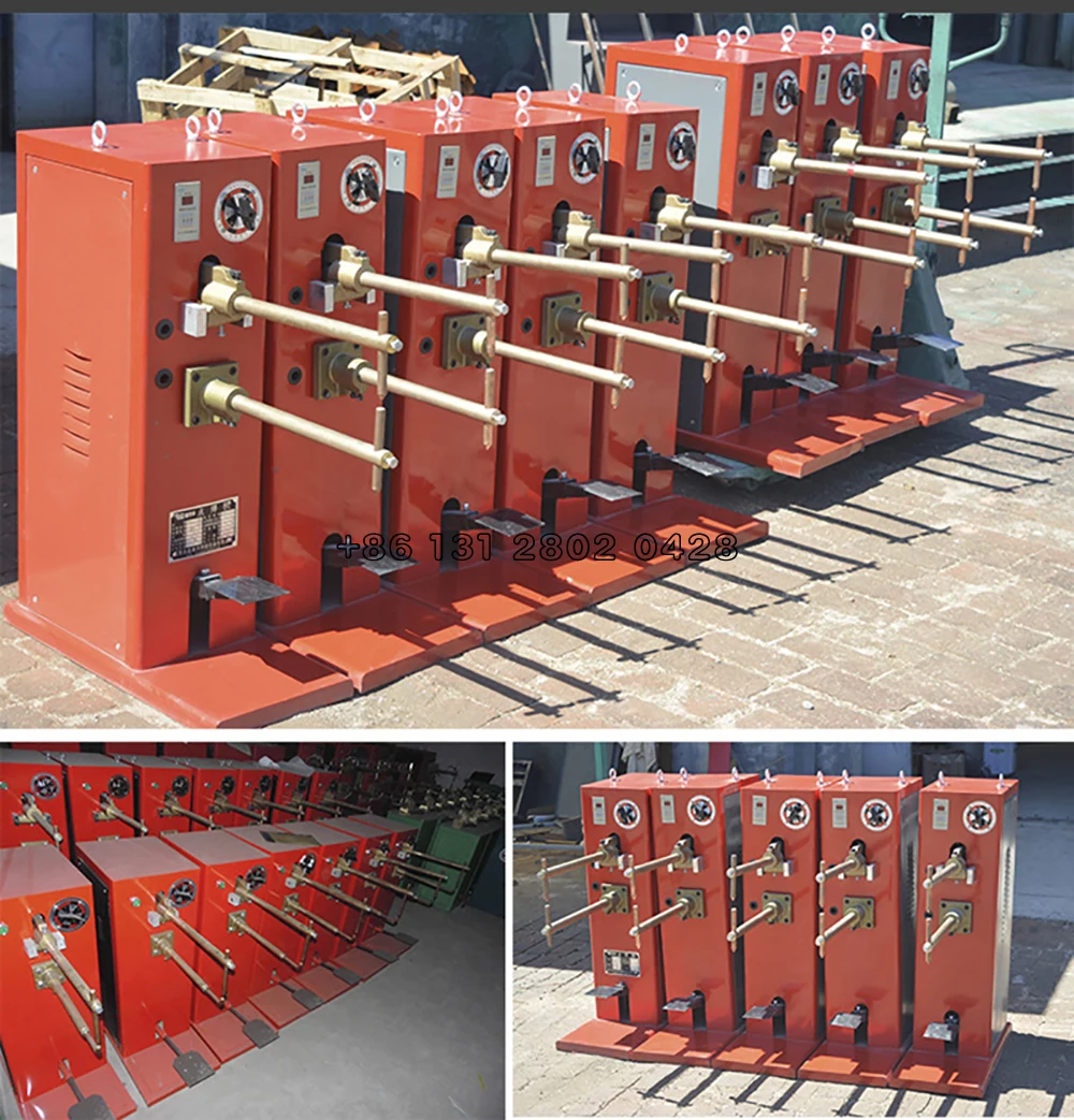 ماكينة لحام نقطي نوع الدواسة لوح من الفولاذ المقاوم للصدأ لحام الدراجة الصناعية ذات الاستخدام المزدوج ماكينة لحام ذات تأثير صغير #5