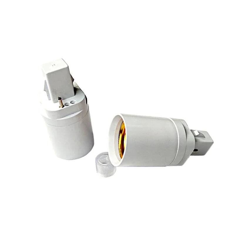 1PC G24 から E27 柔軟な拡張ランプベース DIY LED ランプアクセサリー用