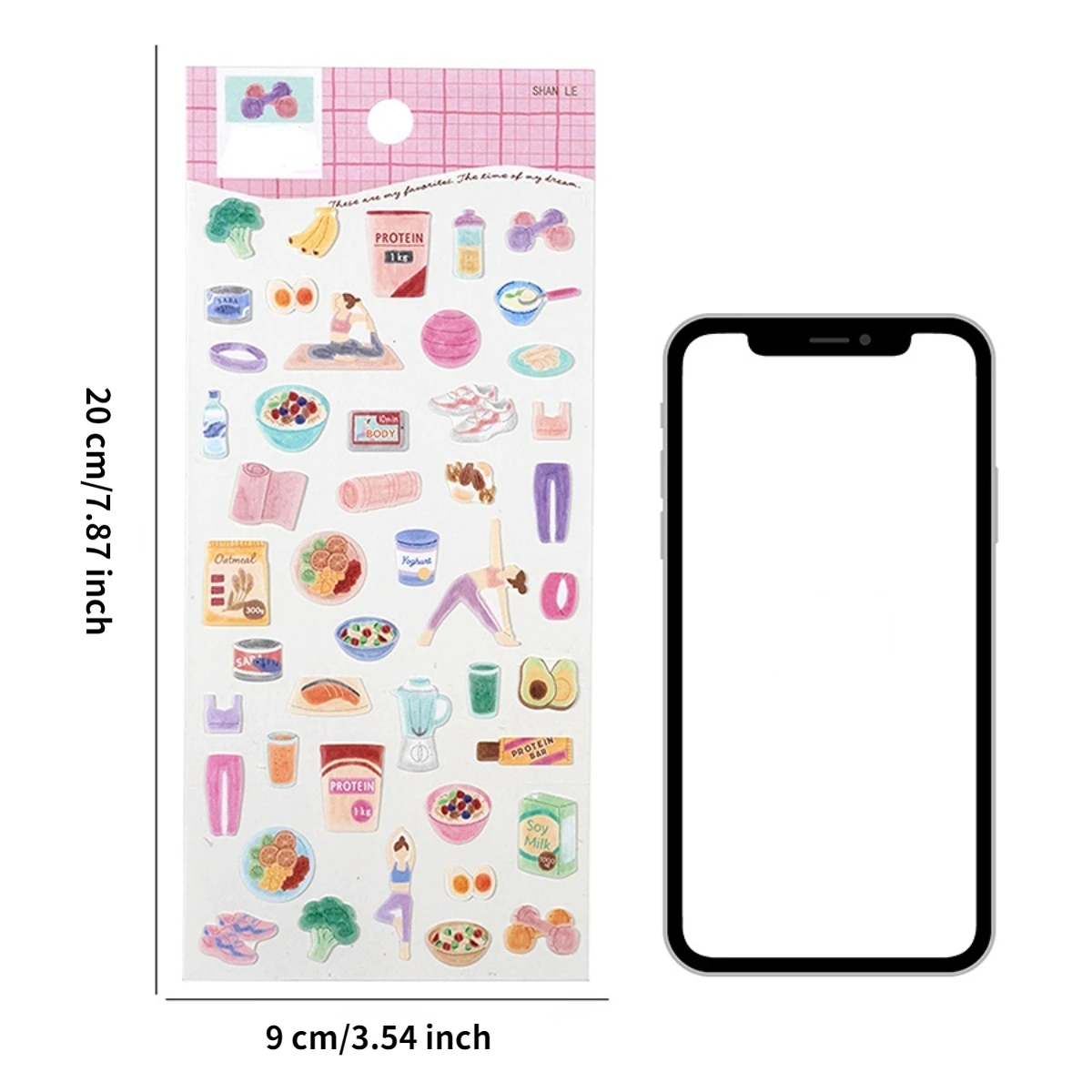 3 قطعة/6 قطعة الحياة الحلوة الأشياء اليومية ملصقات سكرابوكينغ Diy بها بنفسك مجلة ملصقات لطيف القرطاسية ديكور اللوازم المدرسية هدية