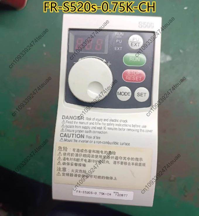 

1pcs Frequency converter FR-S520s-0.75K-CH 0.75KW Test OK