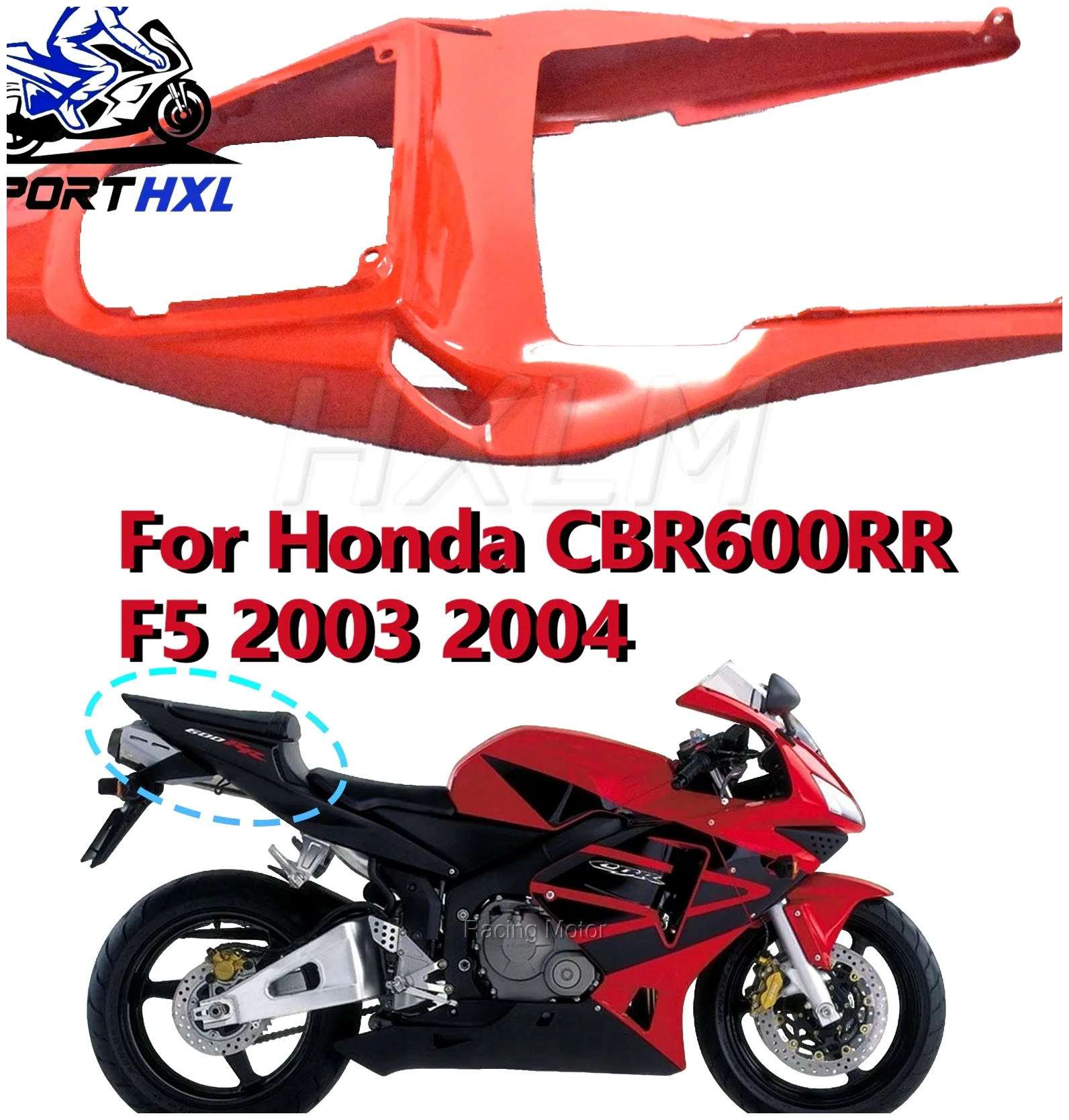 Motorcycle Rear Cowl Tail Cover for Honda CBR600R F5 Rear Fairing ABS Injection | Racing Motor Store