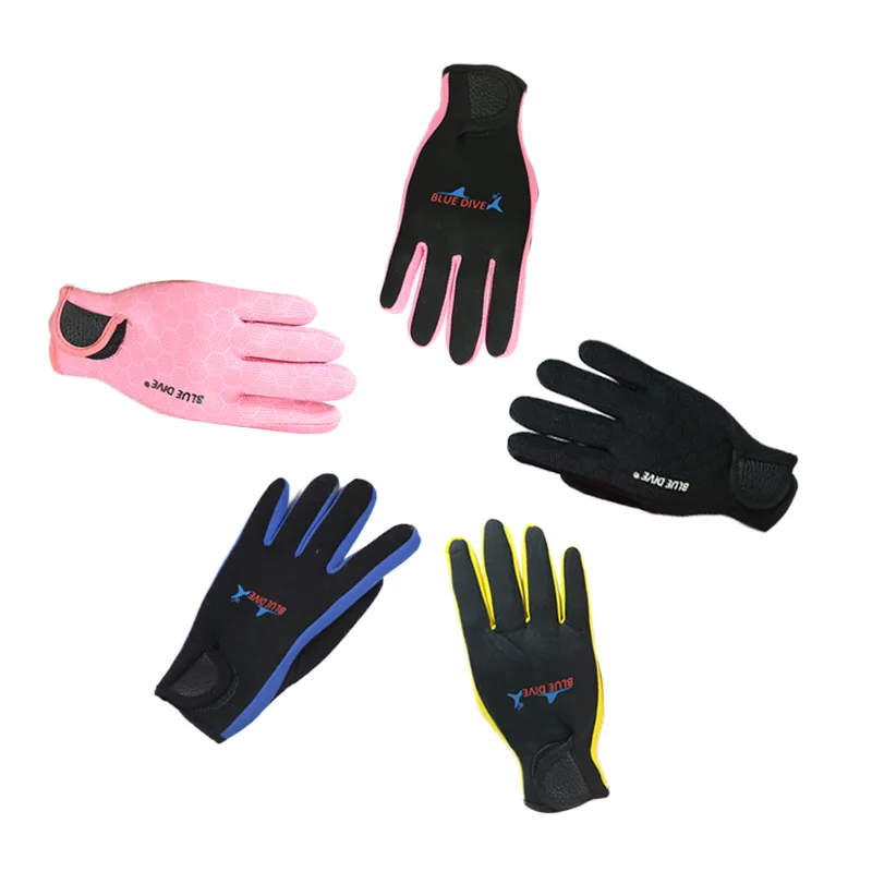 Surfing Gloves Thin Section 1.5mm Neoprene Warm Scuba Diving Equipment Gloves Snorkeling Pulp Board Water Sports Protective Gear