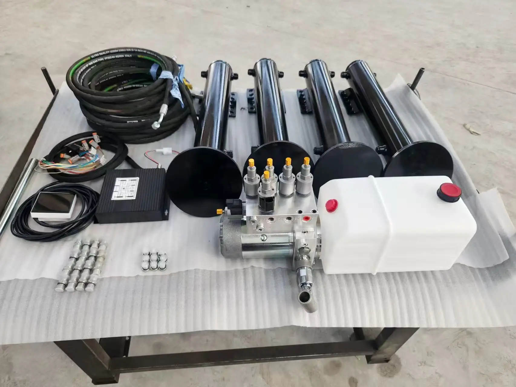 Camper Auto-leveling System Lift Hydraulic Cylinder RV Jack 2-20 Ton Capacity RV Trailer Hydraulic Cylinder Jack