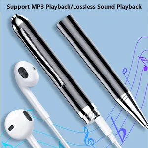 256GB Digital Diaktifkan Pena Perekam Suara Espia 4-128G Mini Profesional Rekaman Audio Kebisingan Mengurangi Suara Dictaphone MP3 Player 12 perekam multitrack penjualan terbaik - №