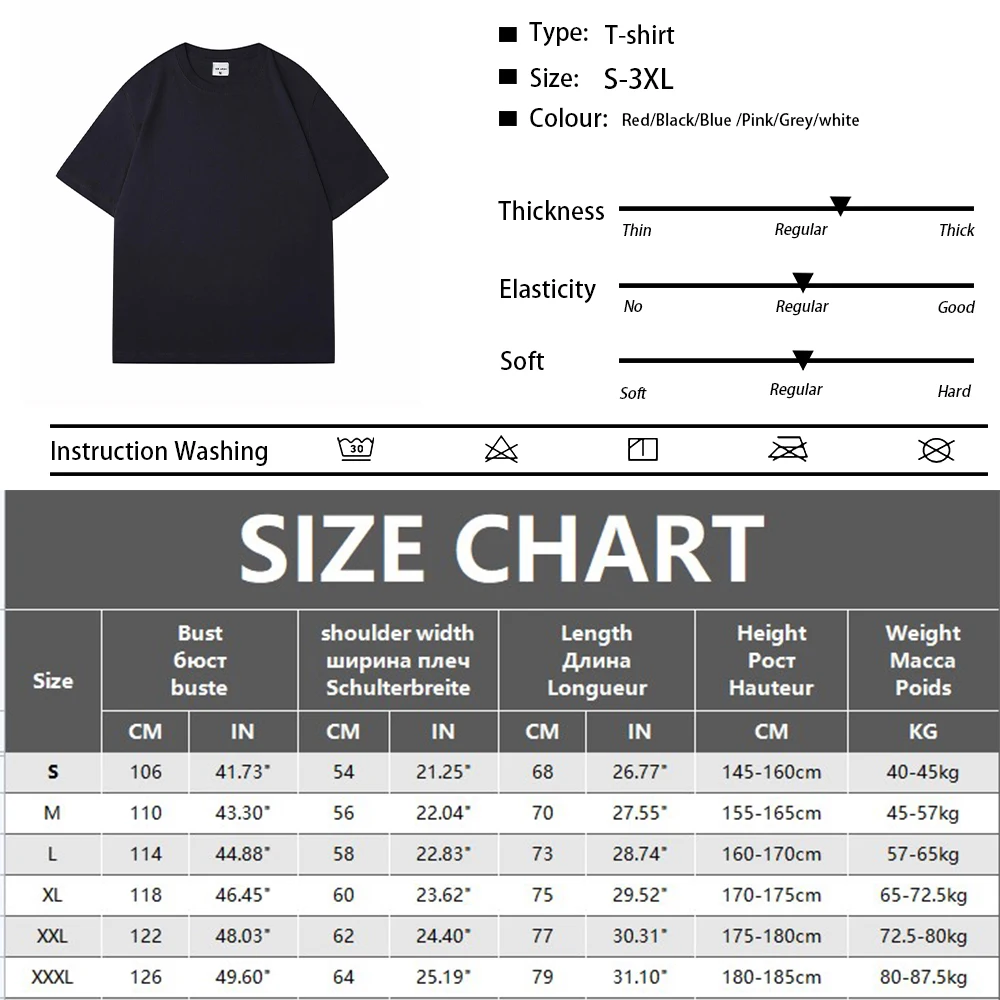 Summer T Shirt for Men Short Sleeve Breathable Round Neck Unisex Short Sleeve Cotton Tshirt Sportswear Casual Men\'s Clothing