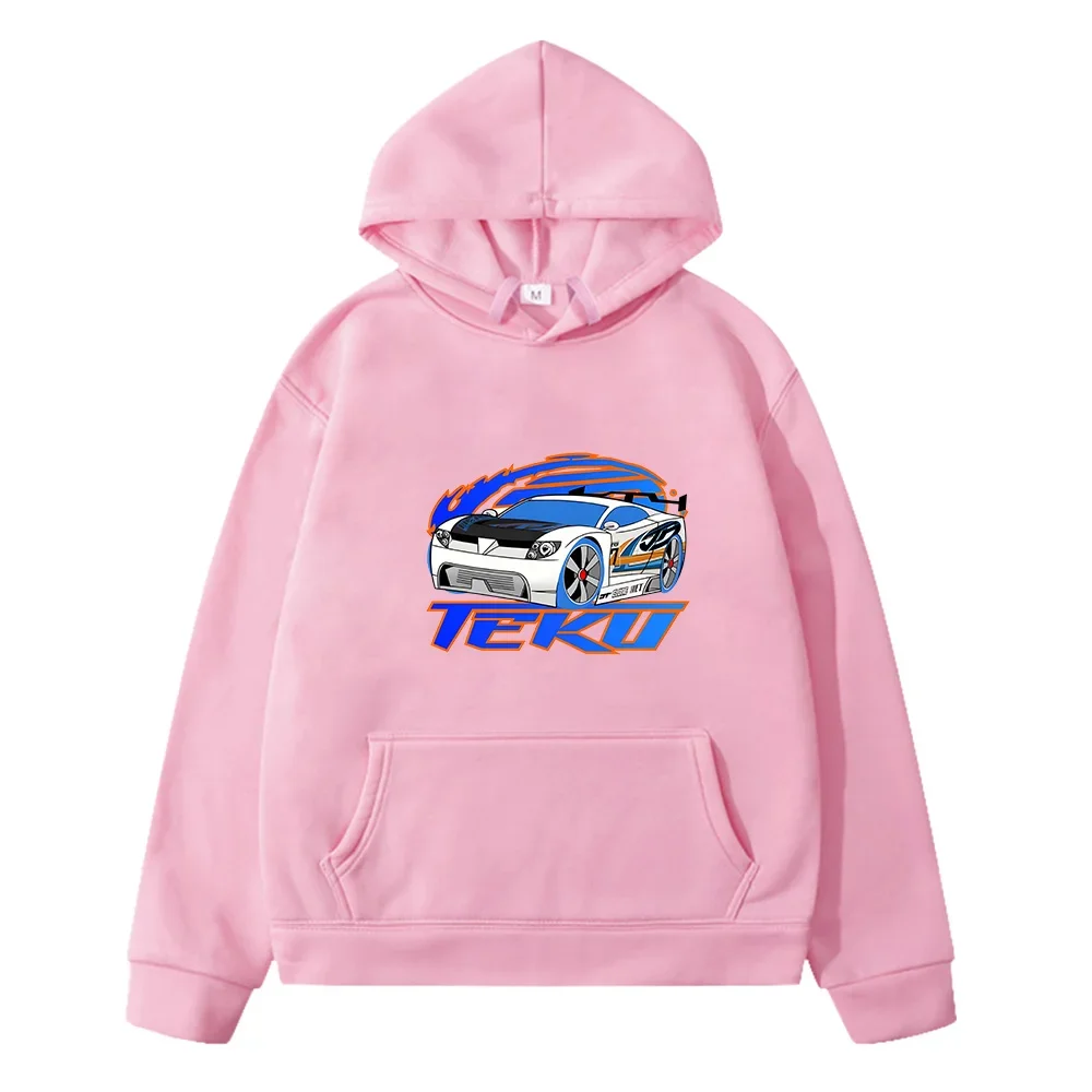 Hot Wheels Machines Sports Car Hoodies Autumn/Winter Fleece Warm Sweatshirts Boys Girls Children Cartoon Pullovers Slight Strech