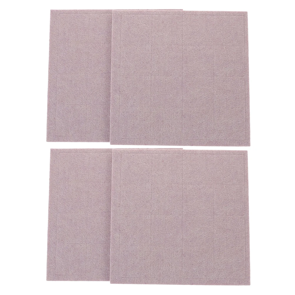 

64pcs Scratch Resistant Floor Protection Pad Chair Leg Protectors Square Furniture Sliders Felt Non Slip Durable Table Leg Pads